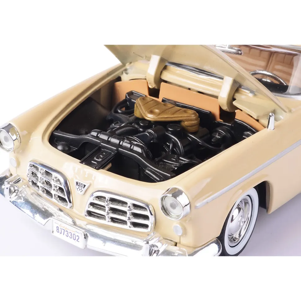 1955 Chrysler C300 - Beige 1:24 Scale Diecast Model Car by Motormax