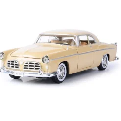 1955 Chrysler C300 - Beige 1:24 Scale Diecast Model Car by Motormax