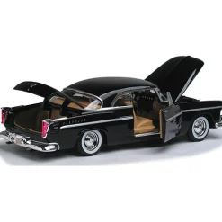 1955 Chrysler C300 - Black 1:24 Scale Diecast Model by Motormax