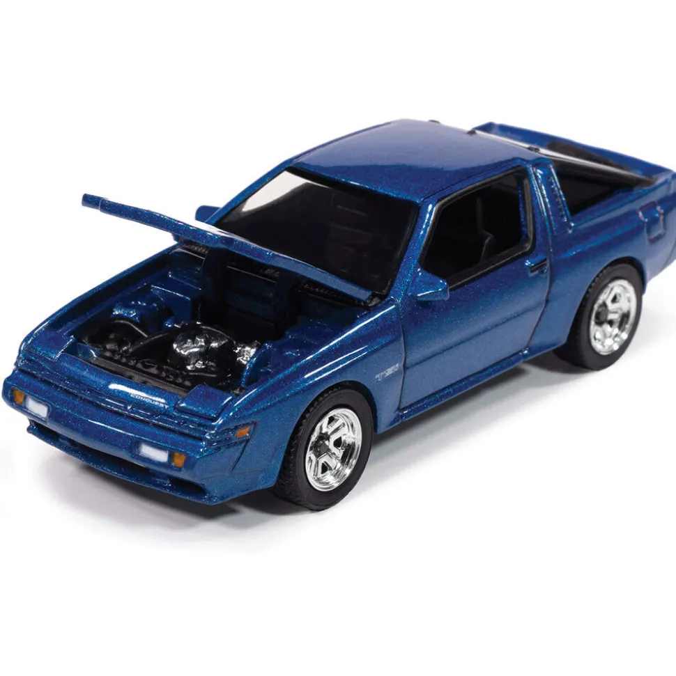 1988 Chrysler Conquest TSi - Bright Blue Metallic 1:64 Scale Diecast Model Car by Auto World