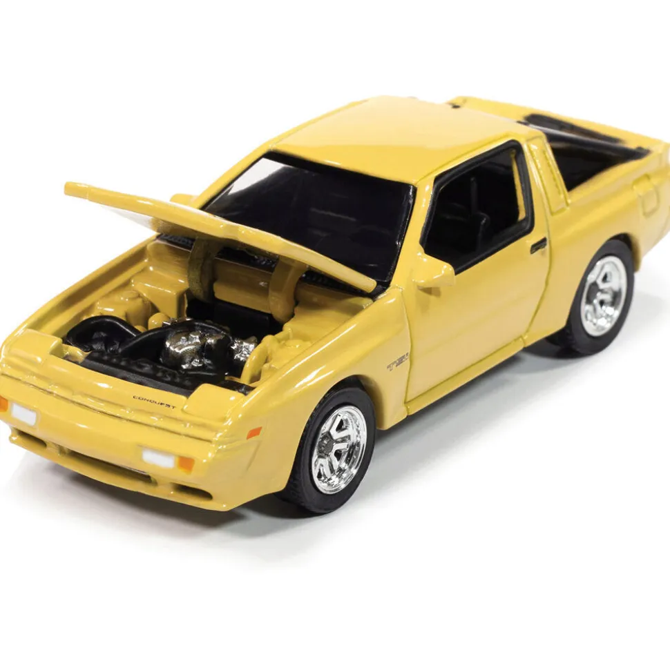 1988 Chrysler Conquest TSi - San Marino Yellow 1:64 Scale Diecast Model Car by Auto World