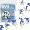 Civil War Cavalry 16pc Powder Blue Plastic Figure Playset BMC TOYS (67147) 1:32 scale Plastic by BMC Toys