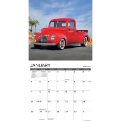 Classic Cars and Trucks 2026 Wall Calendar Stapled Wall Calendar by Willow Creek Press, Inc.