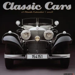 Classic Cars 2026 Wall Calendar Stapled Wall Calendar by Willow Creek Press, Inc.
