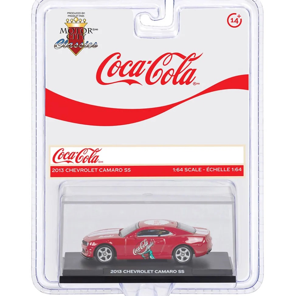 2013 Coca-Cola Chevrolet Camaro SS 1:50 Scale Diecast Model Car by Motor City Classics