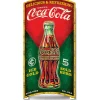 Coca-Cola Rolled 3D Metal Sign Metal Sign by Desperate Enterprises