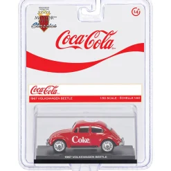1967 Coca-Cola Volkswagen Beetle 1:50 Scale Diecast Model Car by Motor City Classics