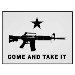 Come & Take it Lapel Pin HP6217 Metal by Ramson's Imports, Inc