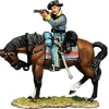 Confederate Cavalry Sergeant Firing Carbine 1/30 Figure 1:30 Scale by King and Country
