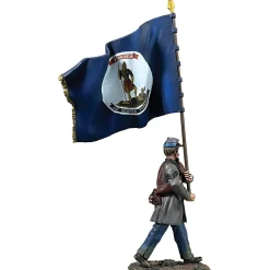 Confederate Flagbearer (Virginia Flag) 1/30 Figure William Britain (31491) 1:30 scale Metal by William Britain