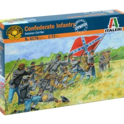 Confederate Inf. (American Civil War) 1/72 Figures 1:72 Scale Plastic Model Kit by Italeri