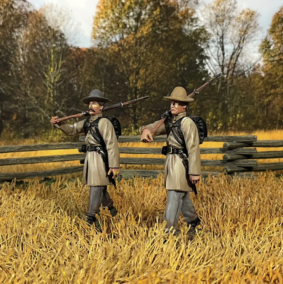 Confederate Infantry Marching 1/30 Figures William Britain (31500) 1:30 scale Metal by William Britain