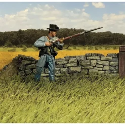Confederate in Frock Coat Advancing 1/30 Figure William Britain (31379) 1:30 scale Metal by William Britain