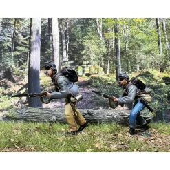 Confederates Charging with Bayonets 1/30 Figure Set William Britain (31501) 1:30 scale Metal by William Britain