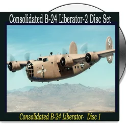 Consolidated B-24 Liberator 2-DVD Set CAMPBELL FILMS (CFDVD0211-D3) by Campbell Films