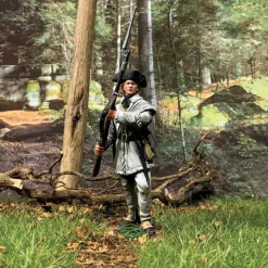 Continental Line in Hunting Shirt Alert 1/30 Figure William Britain (16137) 1:30 Scale Metal by William Britain