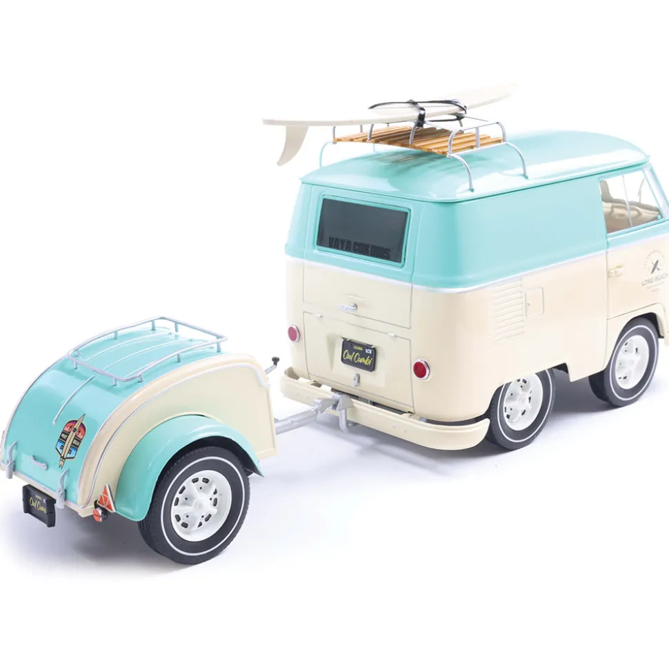 2024 Cool Combi - Mint Green & White 1:18 Scale Diecast Model Truck by Solido