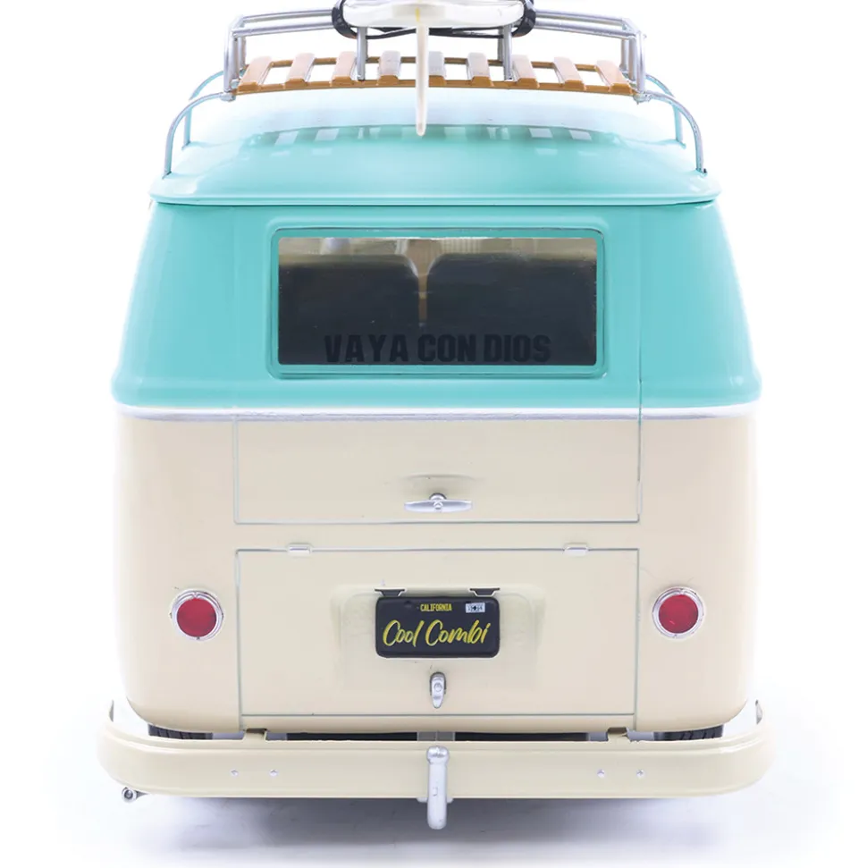 2024 Cool Combi - Mint Green & White 1:18 Scale Diecast Model Truck by Solido