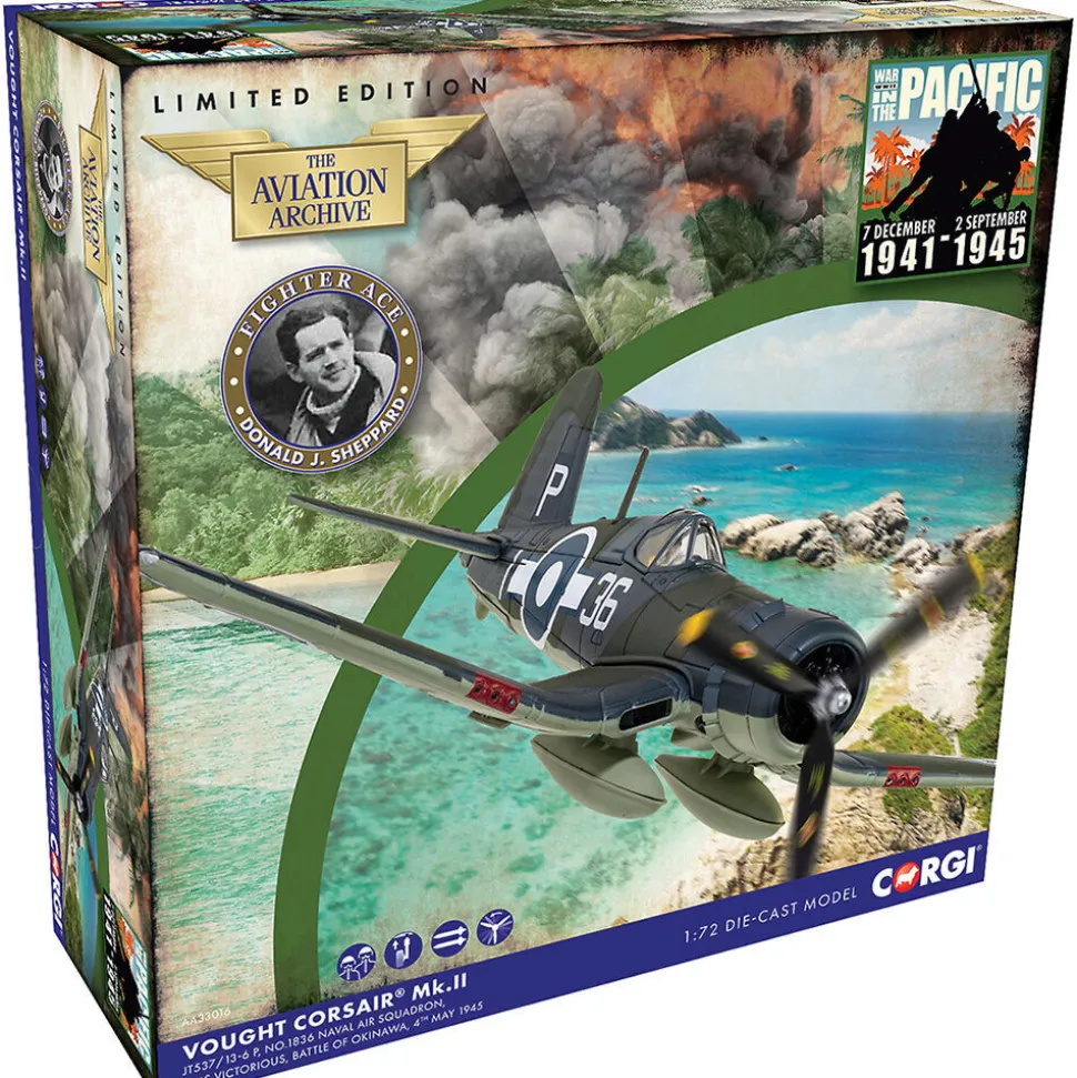 Corsair MK.II 1/72 Die Cast Model Corgi (AA33016) 1:72 scale Metal by Corgi