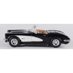 1959 Corvette - Black 1:24 Scale Diecast Model Car by Motormax