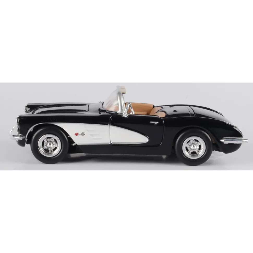 1959 Corvette - Black 1:24 Scale Diecast Model Car by Motormax