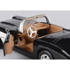 1959 Corvette - Black 1:24 Scale Diecast Model Car by Motormax