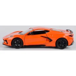 2020 Corvette C8 - Orange 1:24 Scale Diecast Model Car by Motormax