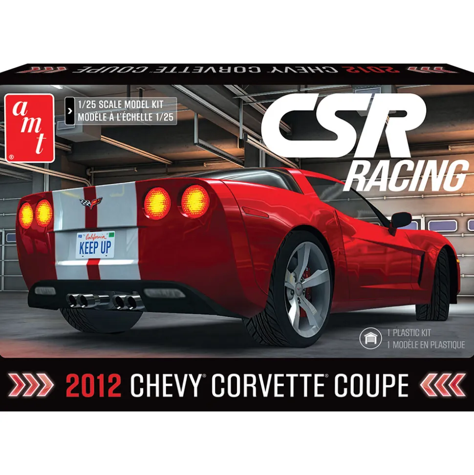 2012 Corvette Coupe CSR Racing 1:25 Scale Plastic Model Kit by AMT