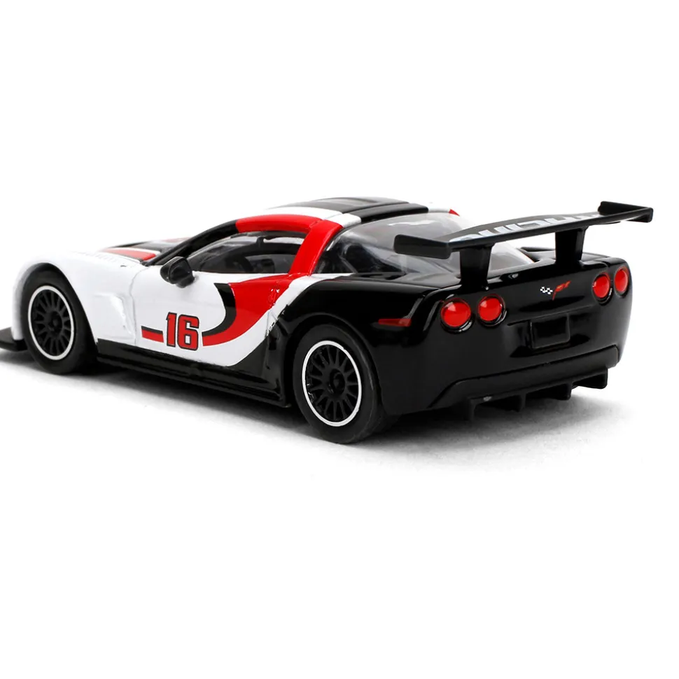2005 Corvette C6R - White #16 1:64 Scale Diecast Model Car by Majorette