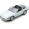 Corvette C4 Silver Open 1:43 Scale Cast Resin Model Car by Schuco
