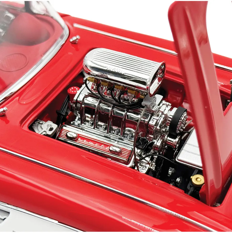 1961 Corvette Gasser - Red 1:18 Scale Diecast Model Car by Acme