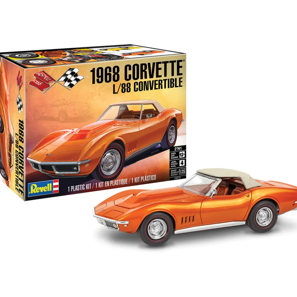 1968 Corvette L-88 Roadster - Plastic Model Kit 1:25 Scale Model Kit by Revell
