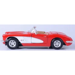 1959 Corvette - Red 1:24 Scale Diecast Model Car by Motormax