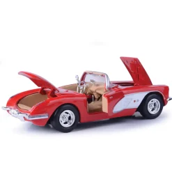 1959 Corvette - Red 1:24 Scale Diecast Model Car by Motormax