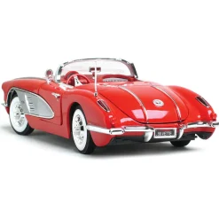 1958 Corvette - Red 1:18 Scale Diecast Model by Motormax