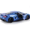 2020 Corvette Stingray C8 - Elkhart Lake Blue 1:24 Scale Diecast Model Car by Motormax