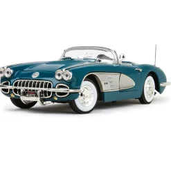 1958 Corvette - Turquoise 1:18 Scale Diecast Model by Motormax
