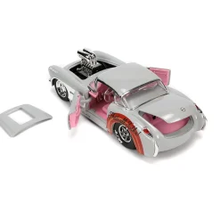 1957 Corvette w/Bugs Bunny Figure Hollywood Rides 1:24 Scale Diecast Model Car by Jada Toys