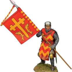 Crusader Priest Standard Bearer 1/30 Figure K&C (MK254) 1:30 scale Metal by King and Country