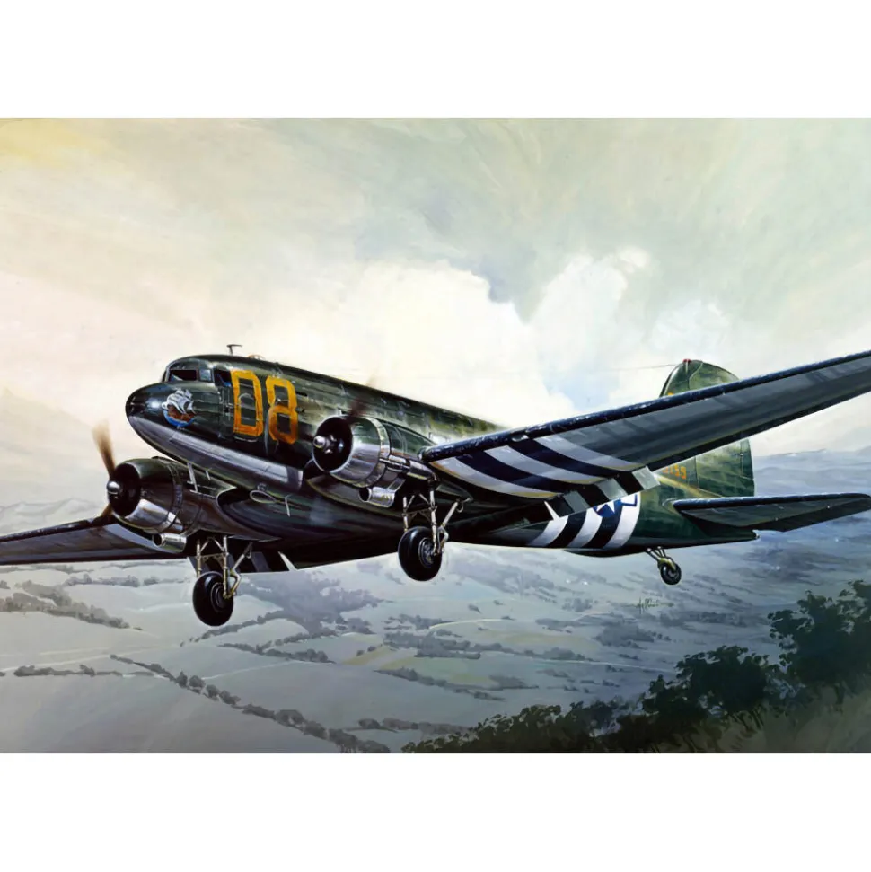C-47 Skytrain 1/72 Kit 1:72 Scale Plastic Model Kit by Italeri