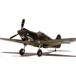 Curtiss P-40B/C Warhawk - White 7, 13-victory ace Robert Neale Flying Tigers - 1942 1:72 Scale Diecast Plane by Legion Models