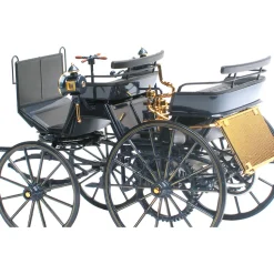1886 Daimler Motorkutsche 1886 Dark Blue 1:18 Scale Diecast Model Car by Norev