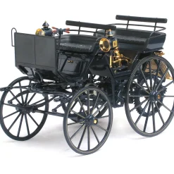 1886 Daimler Motorkutsche 1886 Dark Blue 1:18 Scale Diecast Model Car by Norev