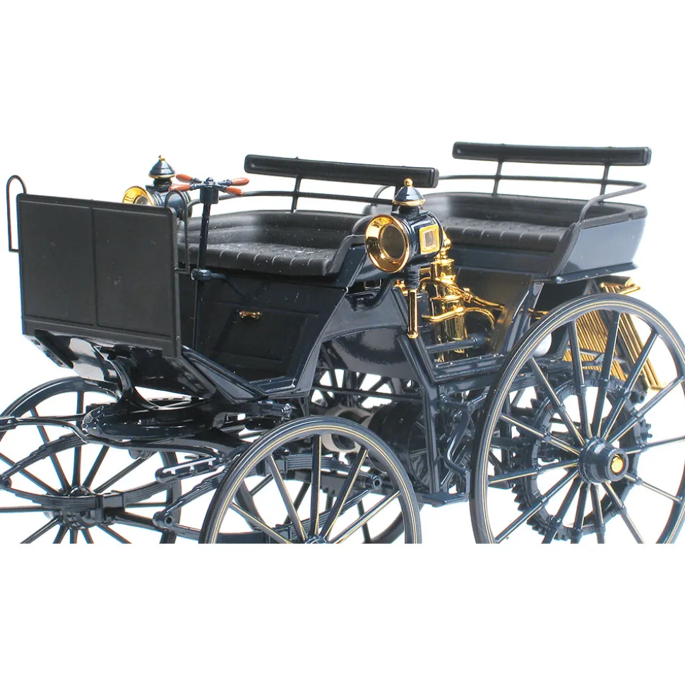 1886 Daimler Motorkutsche 1886 Dark Blue 1:18 Scale Diecast Model Car by Norev