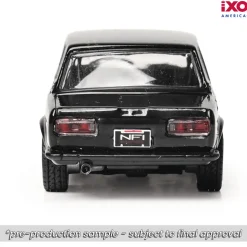 1971 Datsun 510 - Black 1:64 Scale Diecast Model Car by IXO Models