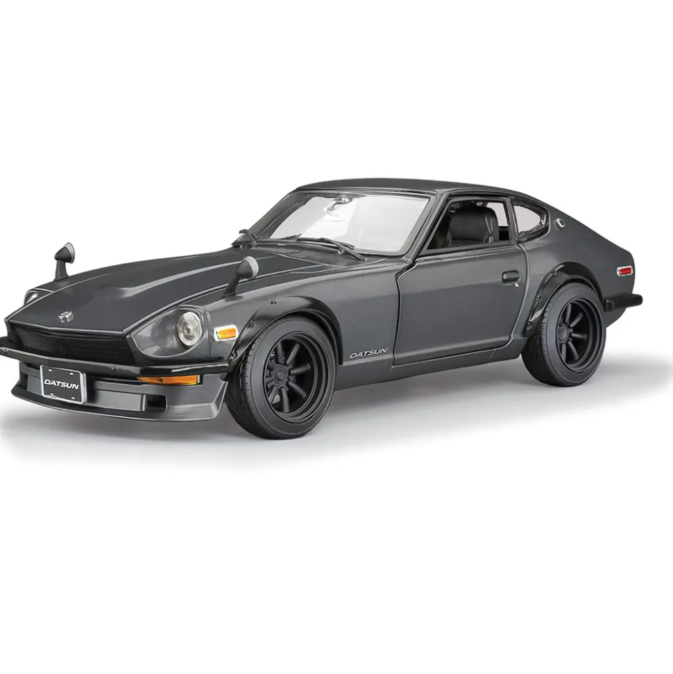 1971 Datsun 240Z Widebody - Dark Gray 1:18 Scale Diecast Model Car by Sunstar