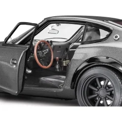 1971 Datsun 240Z Widebody - Dark Gray 1:18 Scale Diecast Model Car by Sunstar