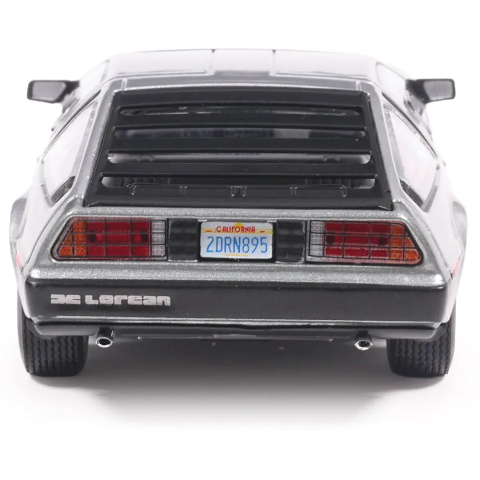 1981 DeLorean DMC-12 - Silver 1:43 Scale Diecast Model Car by IXO Models