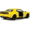 2018 Dodge Challenger Hellcat Widebody - yellow 1:24 Scale Diecast Model by Motormax