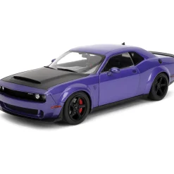 Dodge Challenger Hellcat Widebody - Plum Crazy 1:18 Scale Diecast Model Car by Pink Slips